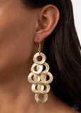 Paparazzi "Scattered Shimmer" Gold Earrings Paparazzi Jewelry