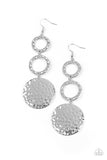Paparazzi VINTAGE VAULT "Blooming Baubles" Silver Earrings Paparazzi Jewelry