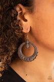 Paparazzi VINTAGE VAULT "Solar Orbit" Copper Earrings Paparazzi Jewelry