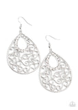 Paparazzi "Seize The Stage" White Earrings Paparazzi Jewelry