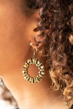 Paparazzi "Baby Its Cold Outside" Brass Earrings Paparazzi Jewelry