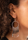 Paparazzi "Let GRIT Be" Silver Earrings Paparazzi Jewelry