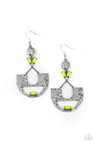 Paparazzi "Modern Day Mecca" Yellow Earrings Paparazzi Jewelry