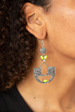 Paparazzi "Modern Day Mecca" Yellow Earrings Paparazzi Jewelry