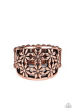 Paparazzi VINTAGE VAULT "Crazy About Daisies" Copper Ring Paparazzi Jewelry
