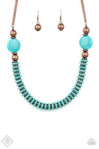 Paparazzi "Desert Revival" FASHION FIX Copper Necklace & Earring Set Paparazzi Jewelry