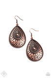 Paparazzi "Rural Muse" FASHION FIX Copper Earrings Paparazzi Jewelry