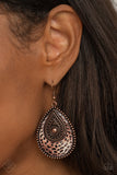 Paparazzi "Rural Muse" FASHION FIX Copper Earrings Paparazzi Jewelry