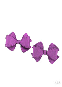 Paparazzi "Dont BOW It" Purple Hair Clip Paparazzi Jewelry