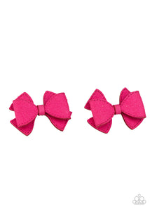 Paparazzi "Dont BOW It" Pink Hair Clip Paparazzi Jewelry