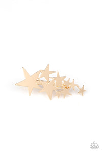 Paparazzi "She STAR-ted It!" Gold Hair Clip Paparazzi Jewelry