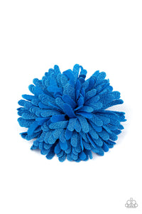 Paparazzi "Neon Garden" Blue Hair Clip Paparazzi Jewelry