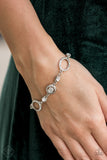 Paparazzi "Wedding Day Demure" FASHION FIX White Bracelet Paparazzi Jewelry