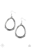 Paparazzi "Terra Topography" FASHION FIX Silver Earrings Paparazzi Jewelry