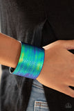 Paparazzi "Cosmo Cruise" Blue Wrap Bracelet Paparazzi Jewelry