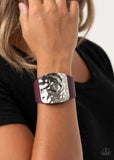 Paparazzi "Brighten Up" Purple Wrap Bracelet Paparazzi Jewelry