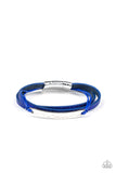 Paparazzi "High Strung Style" Blue Magnetic Bracelet Paparazzi Jewelry