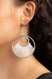 Paparazzi "Really High Strung" White Earrings Paparazzi Jewelry