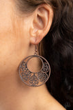 Paparazzi "Petal Promenade" Copper Earrings Paparazzi Jewelry