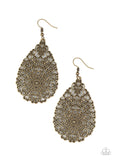 Paparazzi "Napa Valley Vintage" Brass Earrings Paparazzi Jewelry