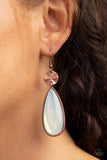 Paparazzi "Jaw-Dropping Drama" Copper Earrings Paparazzi Jewelry
