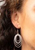 Paparazzi "Date Night Diva" White Earrings Paparazzi Jewelry