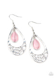 Paparazzi "DEW You Feel Me?" Pink Earrings Paparazzi Jewelry