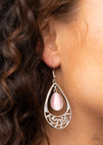 Paparazzi "DEW You Feel Me?" Pink Earrings Paparazzi Jewelry
