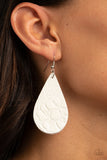 Paparazzi "Beach Garden" White Earrings Paparazzi Jewelry