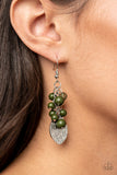 Paparazzi "Fruity Finesse" Green Earrings Paparazzi Jewelry