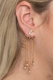 Paparazzi "Cosmic Goddess" Gold Post Earrings Paparazzi Jewelry