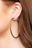 Paparazzi VINTAGE VAULT "Curved Couture" Copper Earrings Paparazzi Jewelry