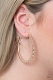 Paparazzi "Radiant Ridges" Rose Gold Earrings Paparazzi Jewelry
