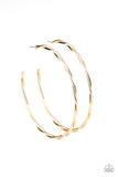 Paparazzi "Out Of Control Curves" Gold Earrings Paparazzi Jewelry