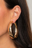 Paparazzi "Hey, HAUTE-Shot" Gold Earrings Paparazzi Jewelry