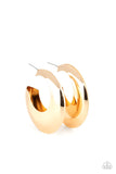 Paparazzi "Chic Crescento" Gold Earrings Paparazzi Jewelry