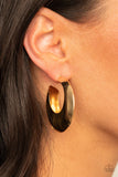 Paparazzi "Chic Crescento" Gold Earrings Paparazzi Jewelry