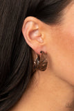 Paparazzi "Put Your Best Face Forward" Copper Earrings Paparazzi Jewelry