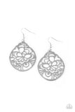 Paparazzi "Garden Mosaic" Silver Earrings Paparazzi Jewelry