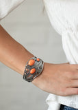 Paparazzi "Mojave Moods" Orange Bracelet Paparazzi Jewelry