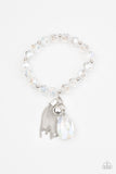 Paparazzi "Leaving So SWOON?" White Bracelet Paparazzi Jewelry