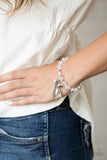 Paparazzi "Leaving So SWOON?" White Bracelet Paparazzi Jewelry