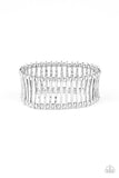 Paparazzi "Rustic Rebellion" Silver Bracelet Paparazzi Jewelry
