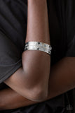 Paparazzi "Hidden Glyphs" Silver Bracelet Paparazzi Jewelry