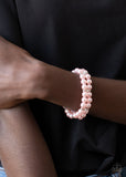Paparazzi "Downtown Debut" Pink Bracelet Paparazzi Jewelry