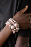 Paparazzi "WEALTH-Conscious" Pink Bracelet Paparazzi Jewelry