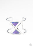 Paparazzi "Pyramid Palace" Blue Bracelet Paparazzi Jewelry