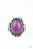 Paparazzi "Desert Mine" Purple Ring Paparazzi Jewelry