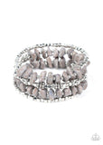 Paparazzi "Rockin Renegade" Silver Bracelet Paparazzi Jewelry