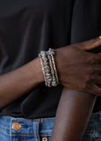 Paparazzi "Rockin Renegade" Silver Bracelet Paparazzi Jewelry